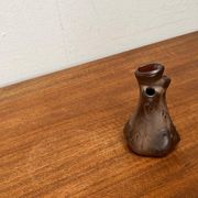 Organic studio pottery vase in mid-century style by Montanus & Remy, Germany, 1960s.