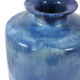 Large blue Bavent Art Deco vase