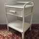 Vintage rattan bedside table from the 70s and 80s