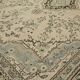 Hand-knotted persian vintage 1970s 246 cm x 346 cm beige wool carpet