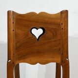 Small Snack Table in Solid Walnut, Louis XV – 18th Century