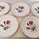 Lot de 5 Anciennes Assiettes Creuses Badonviller Vintage
