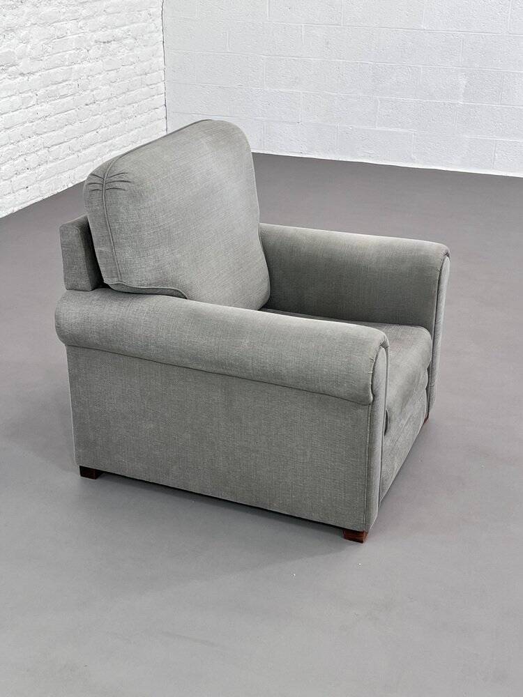 Fauteuil Gris en Tissu, 1990s
