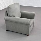 Fauteuil Gris en Tissu, 1990s