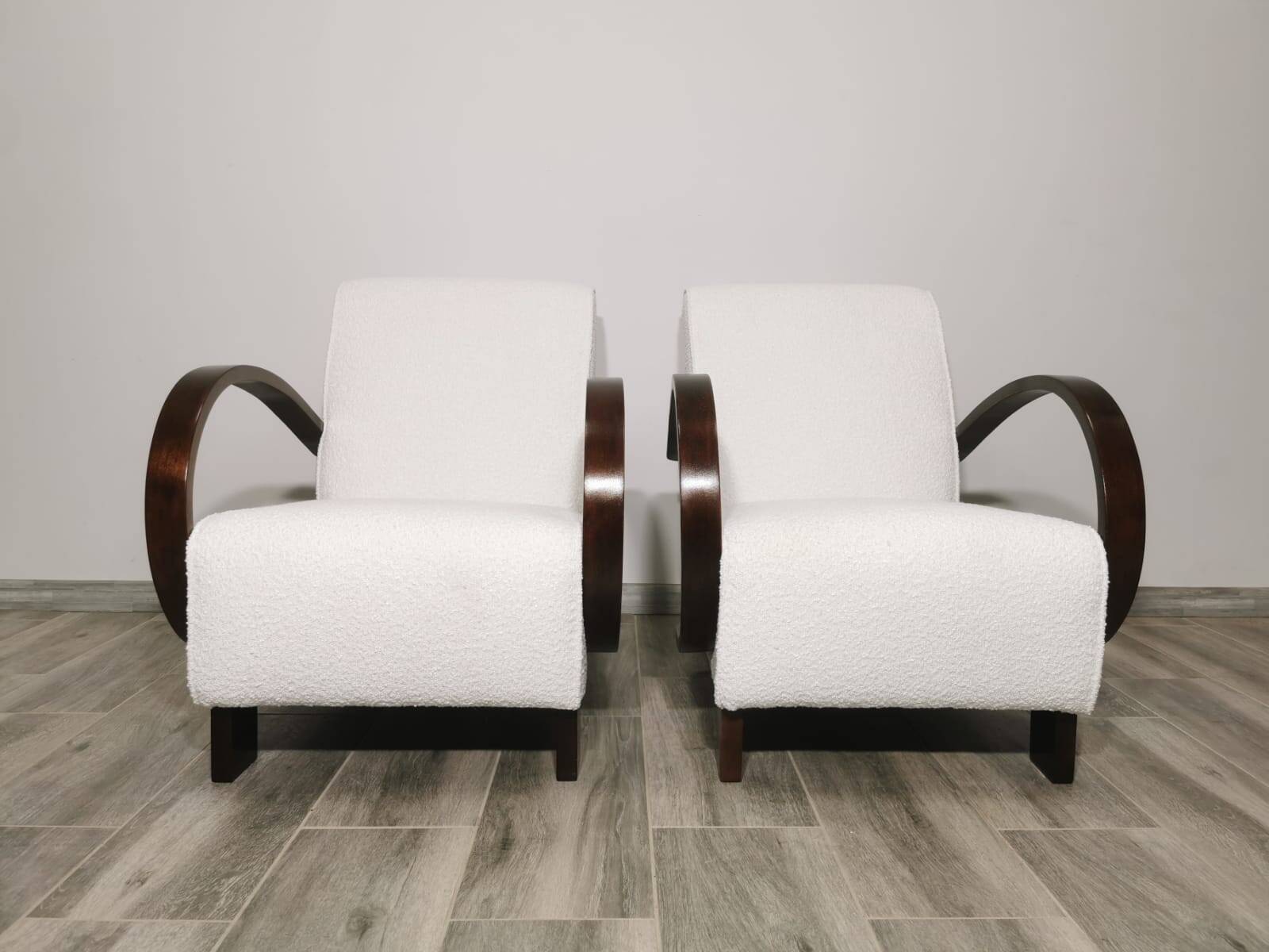 Armchairs by Jindrich Halabala, 1940s