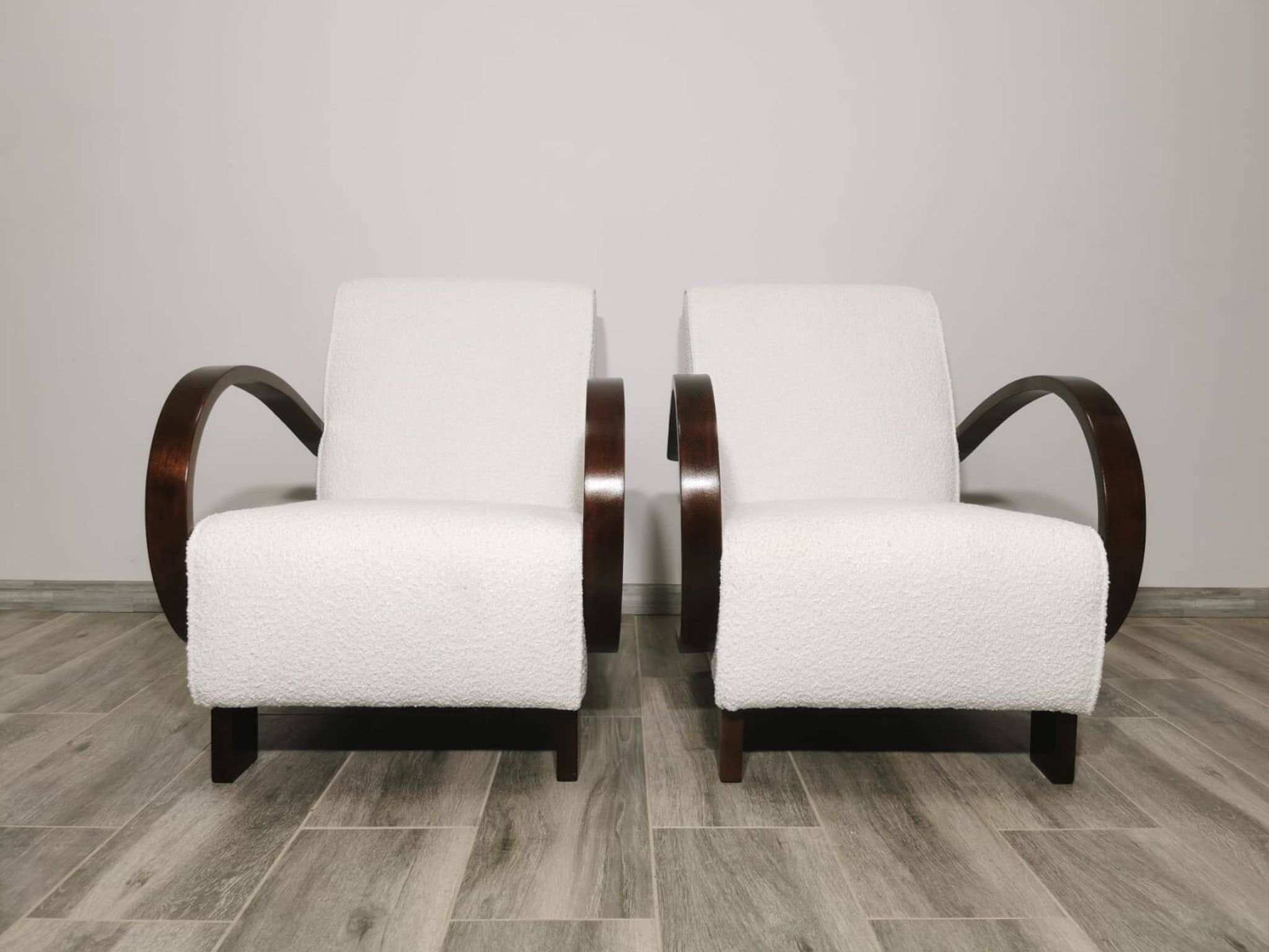Armchairs by Jindrich Halabala, 1940s
