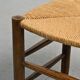 Bauche chair and stool set, Charlotte Perriand for Maison Sentou, circa 1950