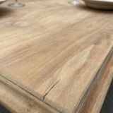 Rectangular table in raw wood