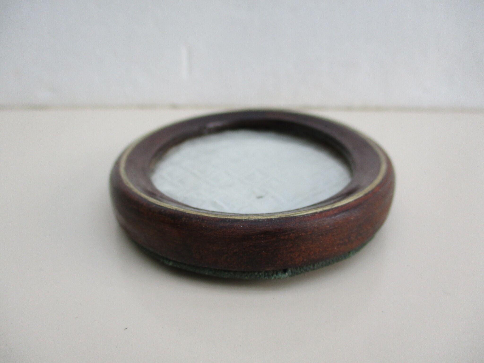 Old oval wall photo frame