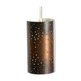 Mid-century pendant lamp made of metal and copper by Ernest Igl Hillebrand