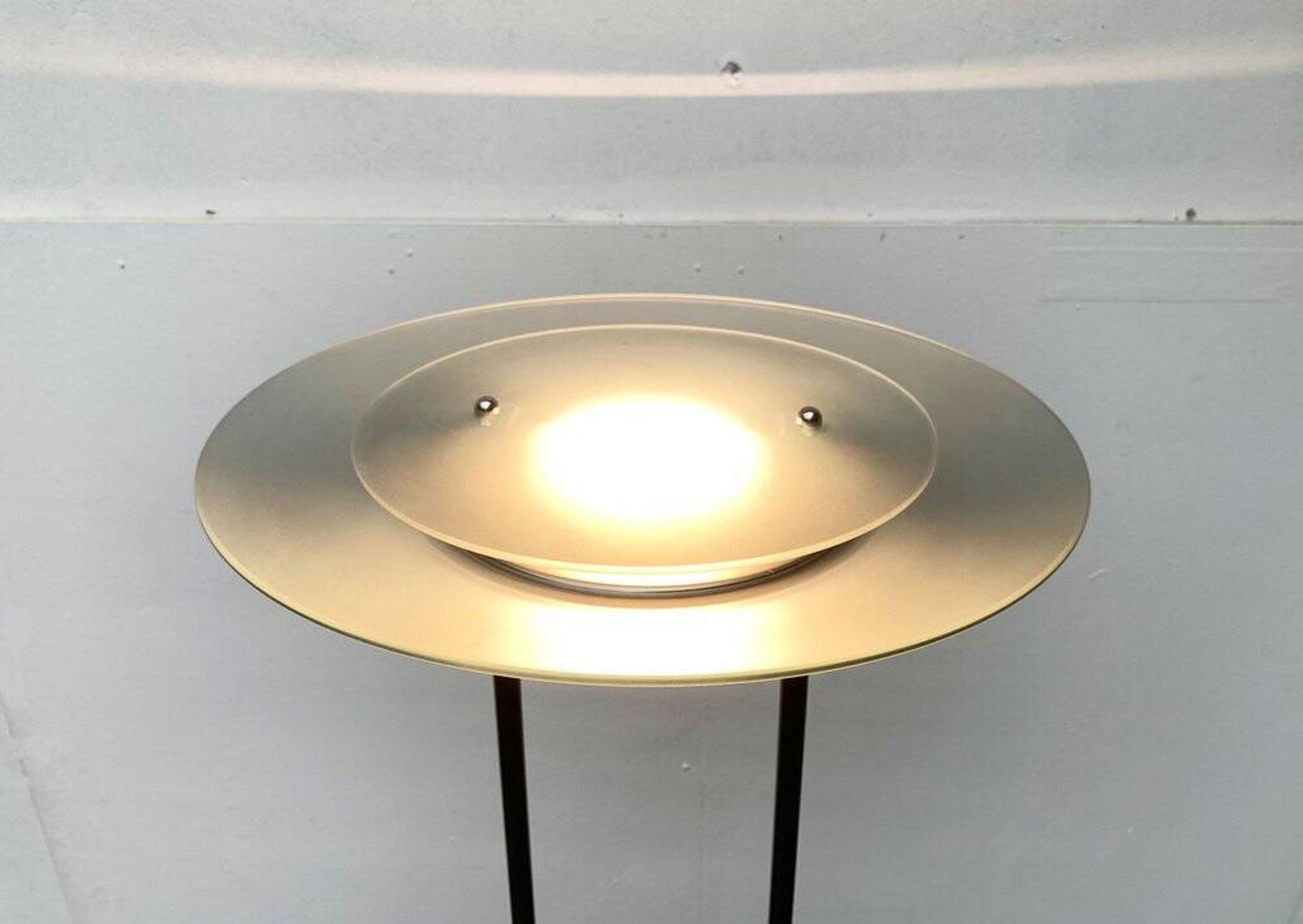 Lampe sur pied italienne vintage, années 1980