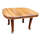 Art Nouveau extendable table in walnut from the 1900s, Nancy school.