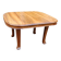 Art Nouveau extendable table in walnut from the 1900s, Nancy school.