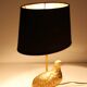 Paire de lampes perdrix en métal doré, 60’s