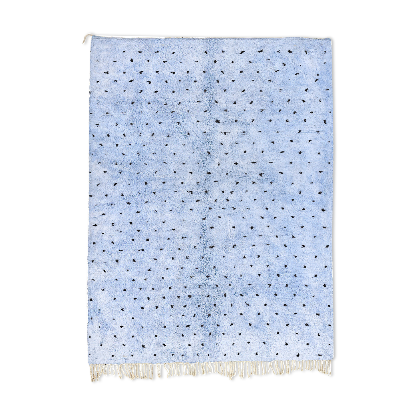 Modern Moroccan carpet blue