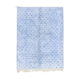 Modern Moroccan carpet blue