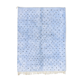 Modern Moroccan carpet blue