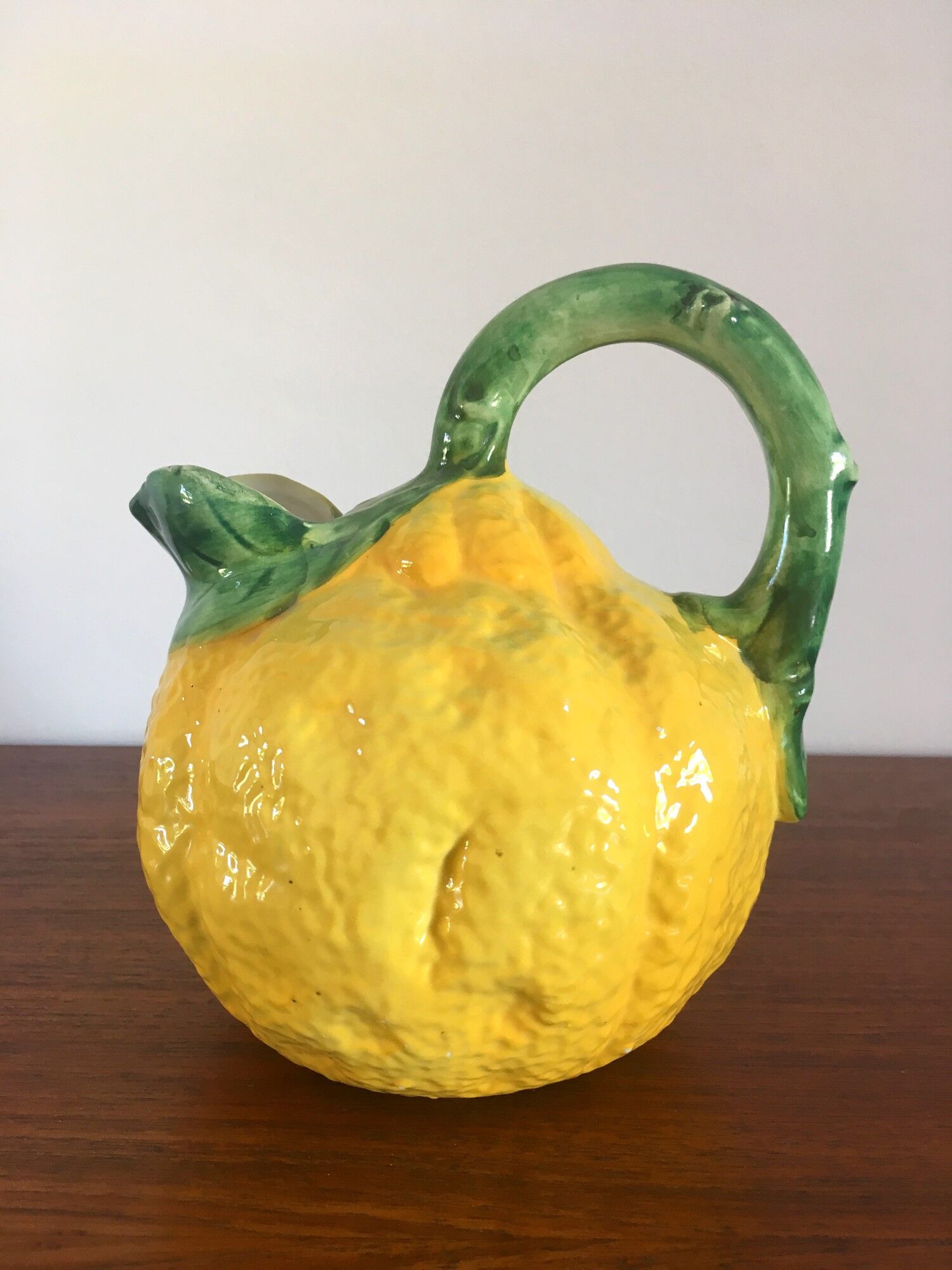 Vintage 1950s dabbling lemon pitcher