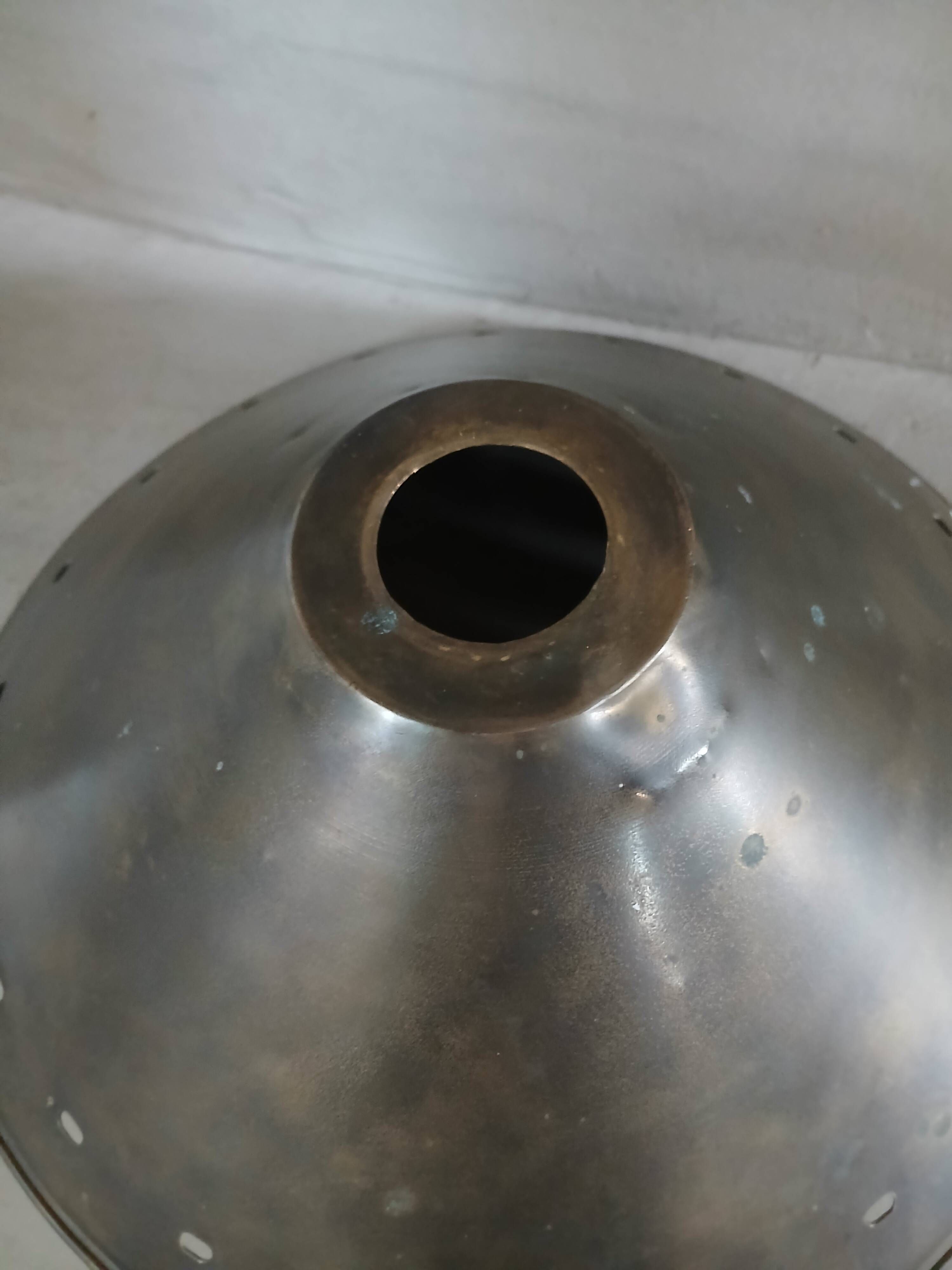 Antique brass lampshade