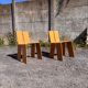 Set of 6 Danish design chairs by Kibisi