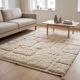 Authentic handmade pure natural wool rug size 2/3 m