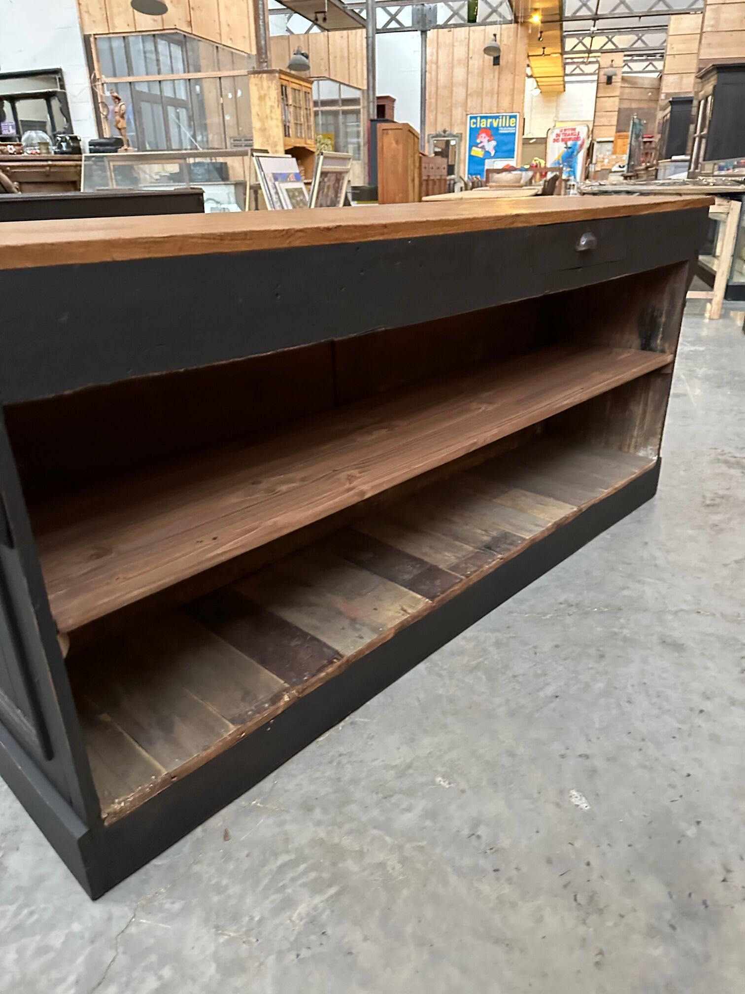 Counter early XXth patinated