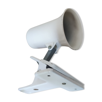 Spot lamp with metal clip aluminum vintage
