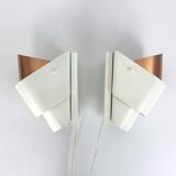 Pair of V-317 wall lights Hans-Agne Jakobsson AB Markaryd, Sweden, copper, 1960s