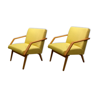 A pair of vintage armchairs Czech Republic 60 '