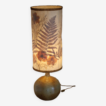 Pied de lampe grès pyrite XXL