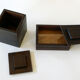 Pair of wooden Art Deco boxes