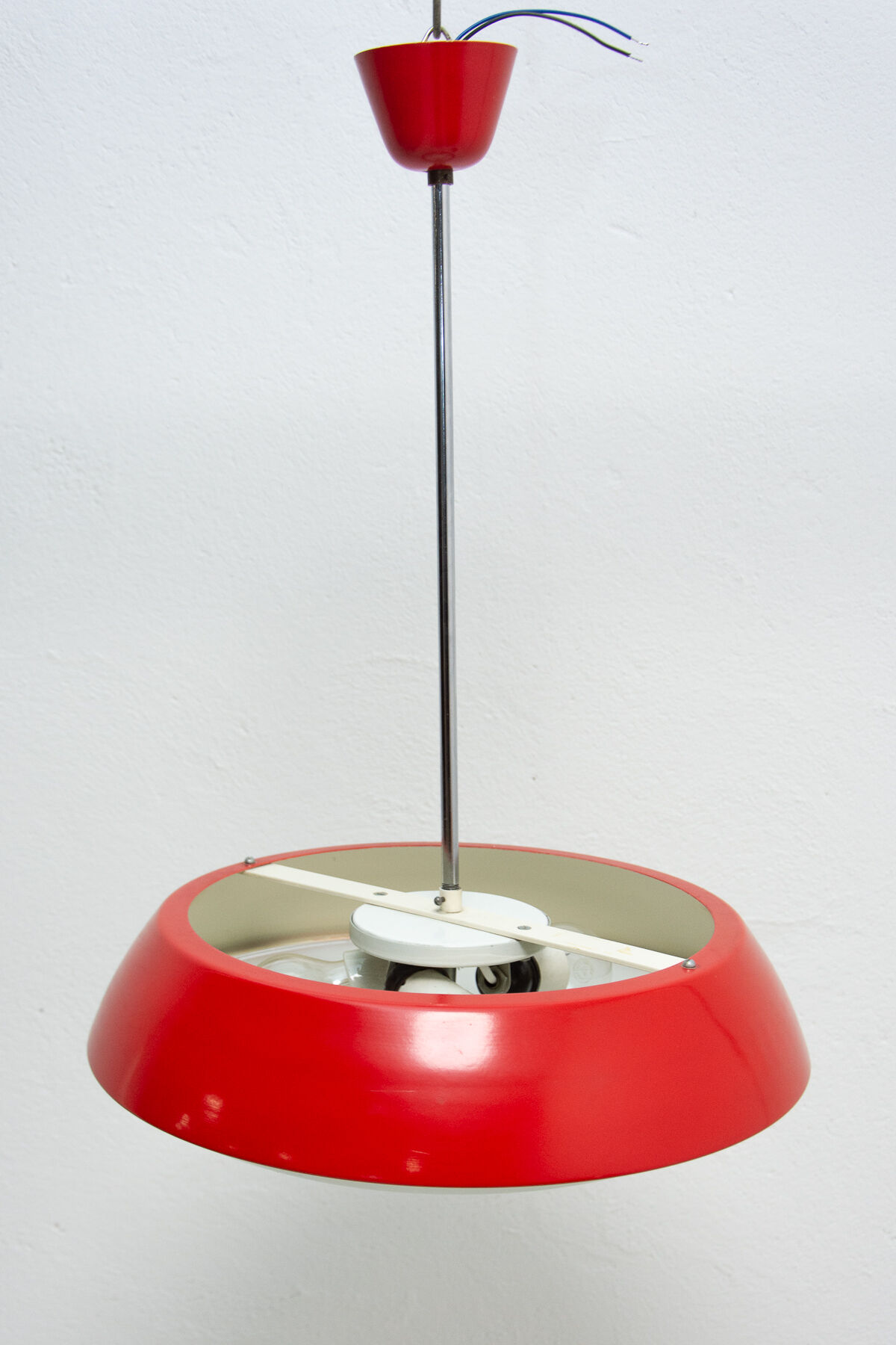 mid century space-age pendant lamp by josef hurka, czechoslovakia, 1960´s