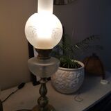 Electrified kerosene lamp