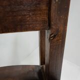 Set of 4 vintage brutalist chairs 1970