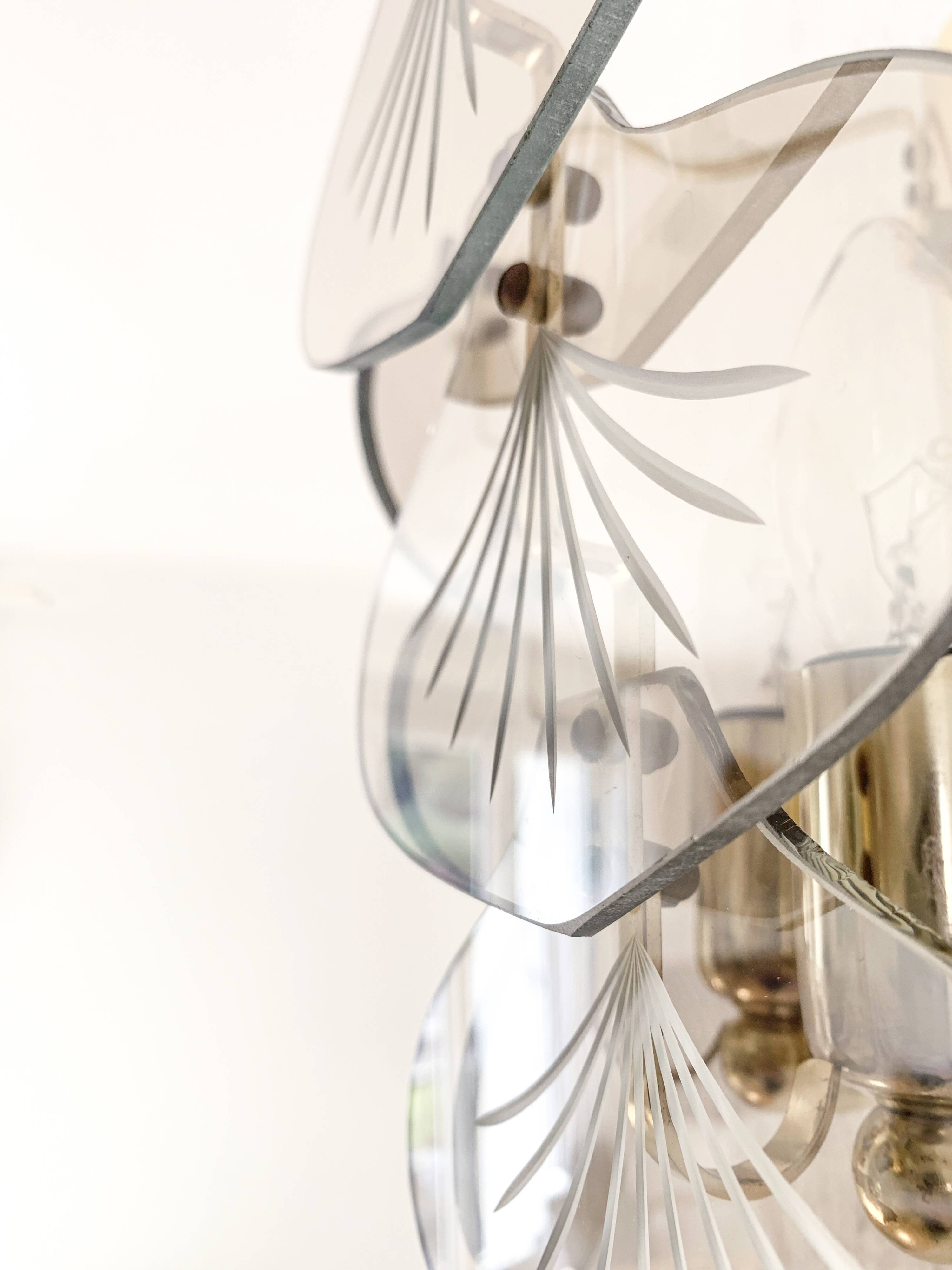 Pair of vintage wall lights from the 1970s