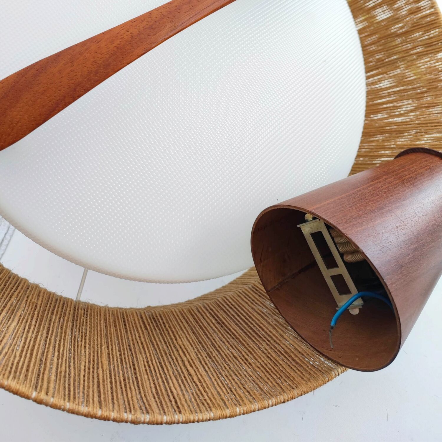 Scandinavian vintage chandelier / Temde Leuchten