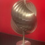 Henri Mathieu 70's Kinetic Design Lamp Brushed Aluminum - 36 cm