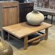 Fuzhou - Petite table basse chinoise ancienne en orme n°4