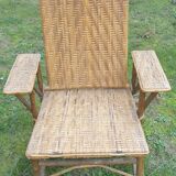 Rattan armchair