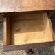 Antique solid wood bedside table / small accent piece of furniture