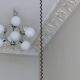 Chandelier à hauteur variable Domus avec 5 bras, Danemark années 1970