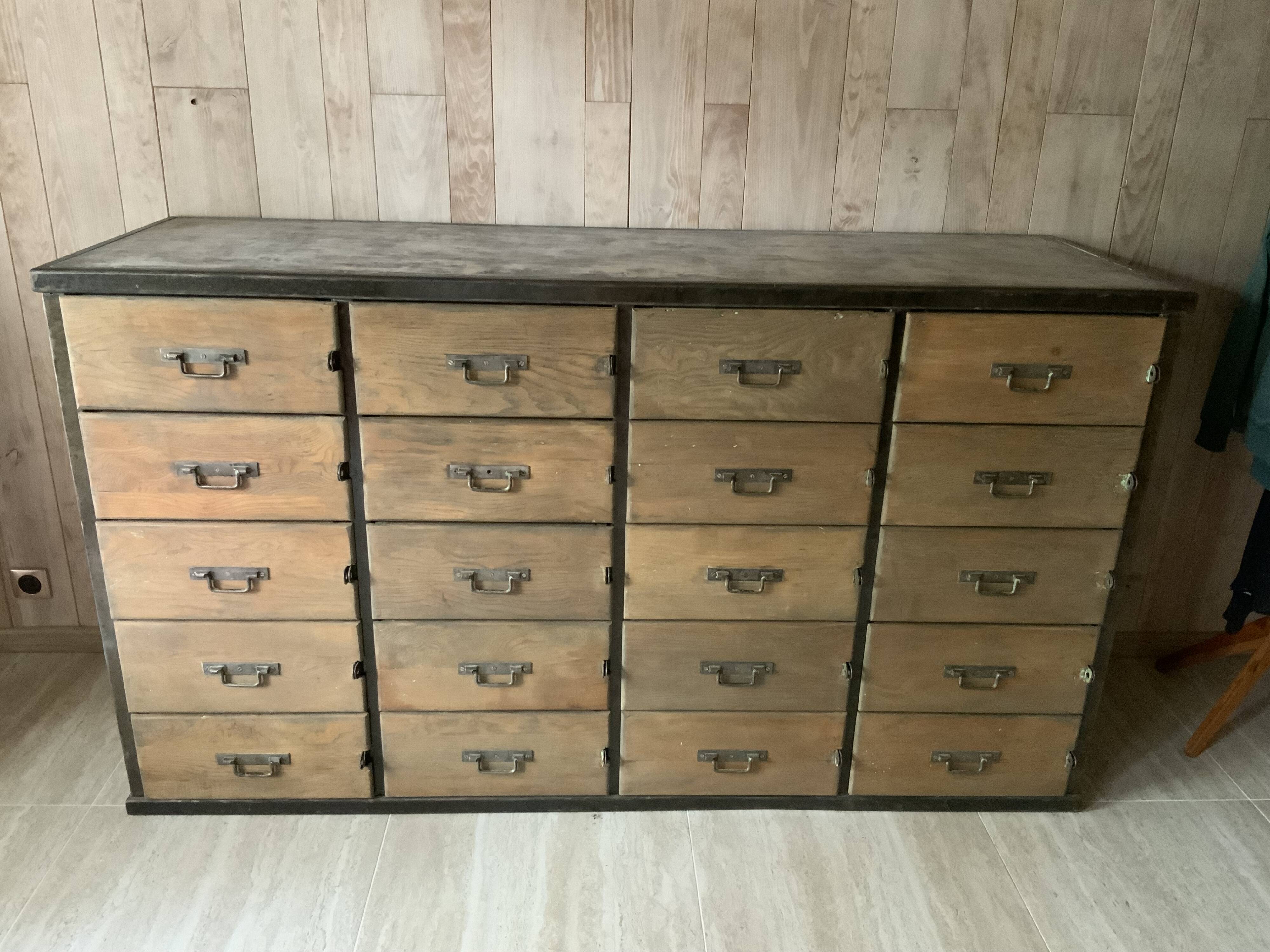 Authentic industrial workshop furniture