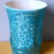 Ceramic glasses for orangeade J. Sagan, Vallauris