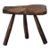 Milking stool in solid wood, Folk art, Cévennes, around 1900