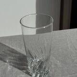 Set of 6 glass orangeade glasses H14.5 D7