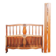 Antique Double Bed Frame in Solid Cherry Wood NF