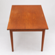 Authentic vintage teak extendable dining table from the 1960s