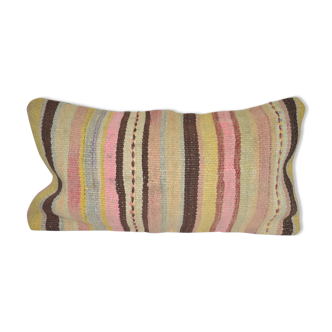 Kilim cushion cover in Turkish woven wool