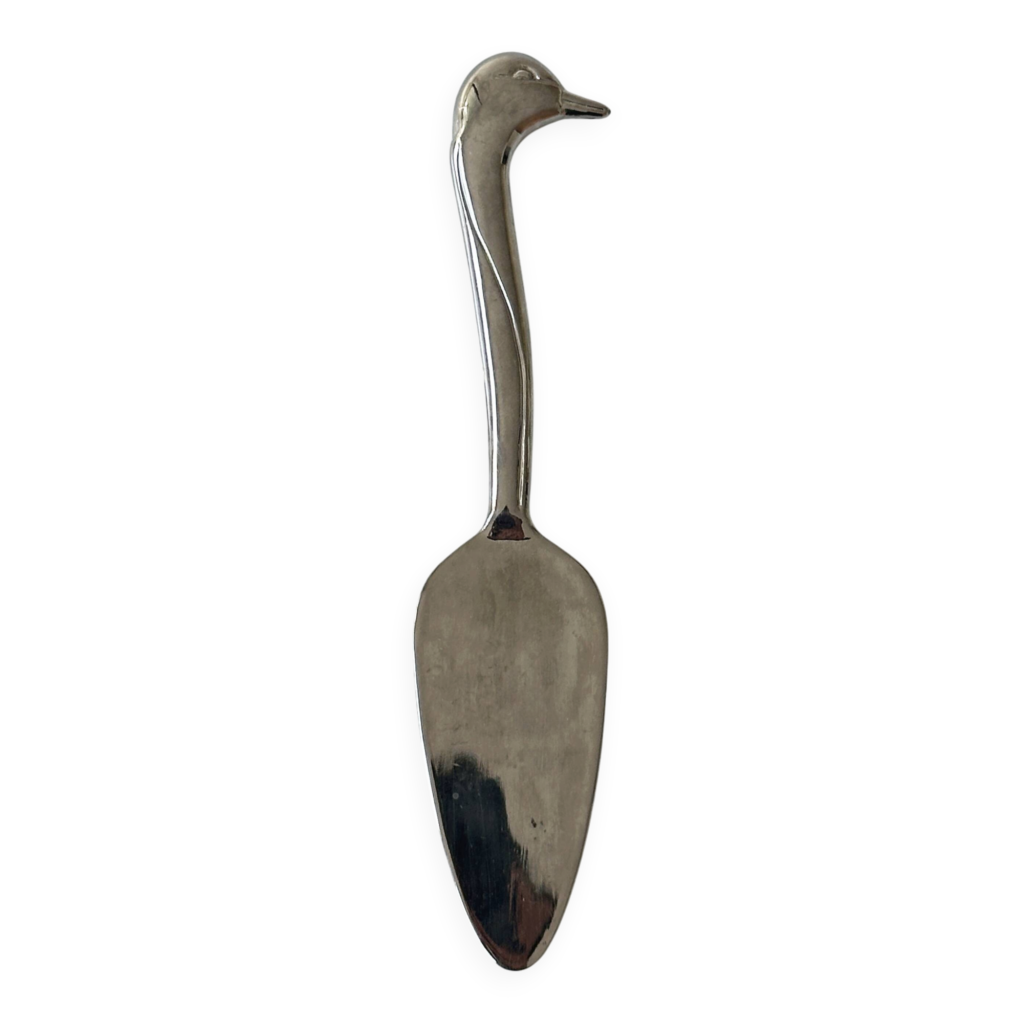 Metal foie gras spoon