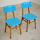 Paire de chaises bois et plastique Ton Bystrice Thonet